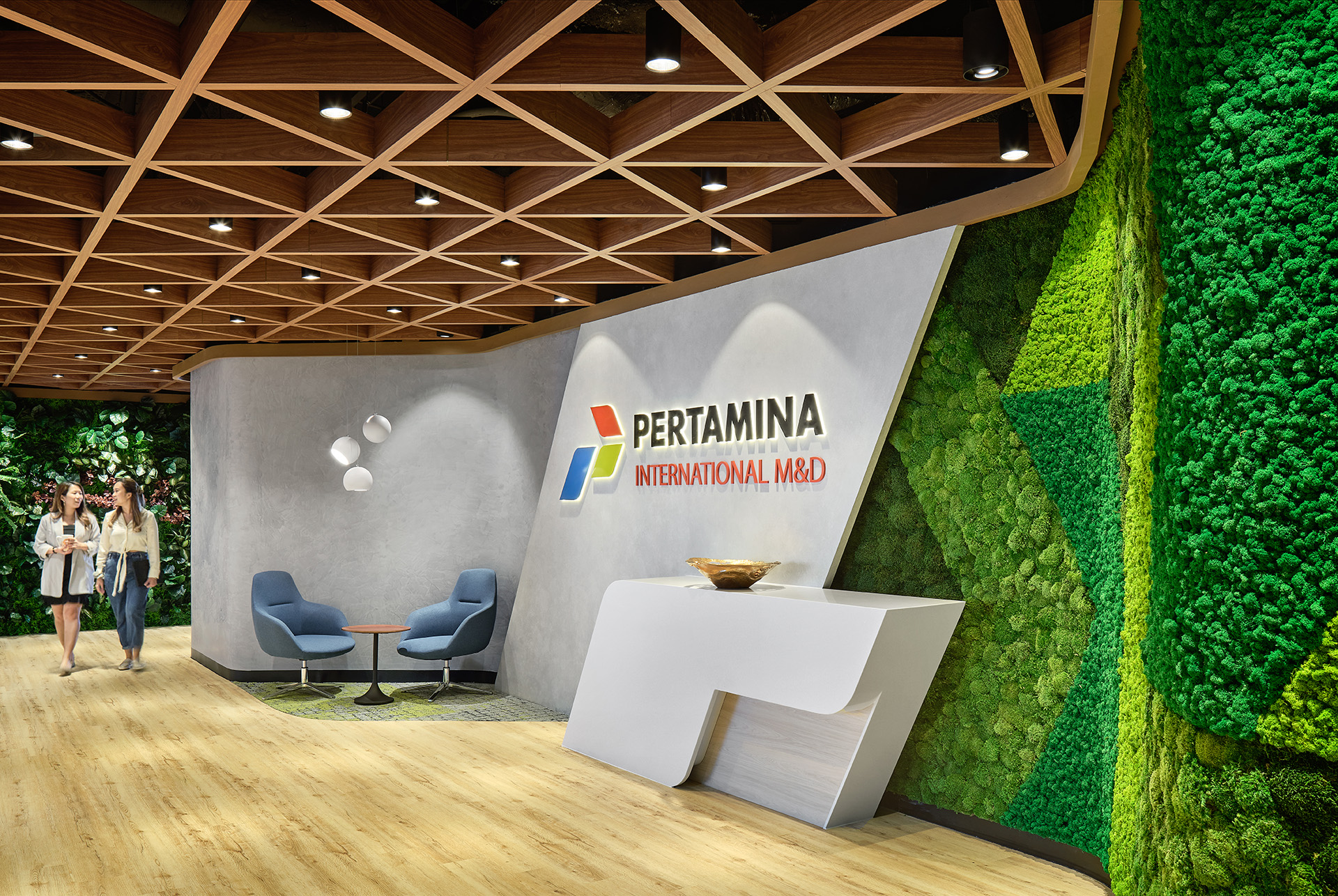Pertamina Office Holding Area Design